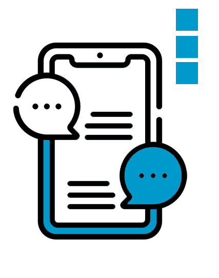 Illustration för SMS utskick